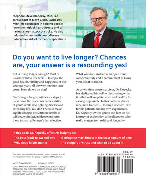 Stephen Kopecky: Денсаулық формуласы: Тұқым қуалаушылық 20%, өмір салты 80%