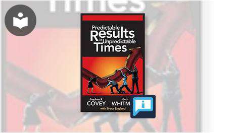 Stephen R. Covey, Bob Whitman (with Breck England): Болжанбайтын кезеңнің төрт қаупі: Сіздің стратегияңыз бұл соққыға дайын ба?