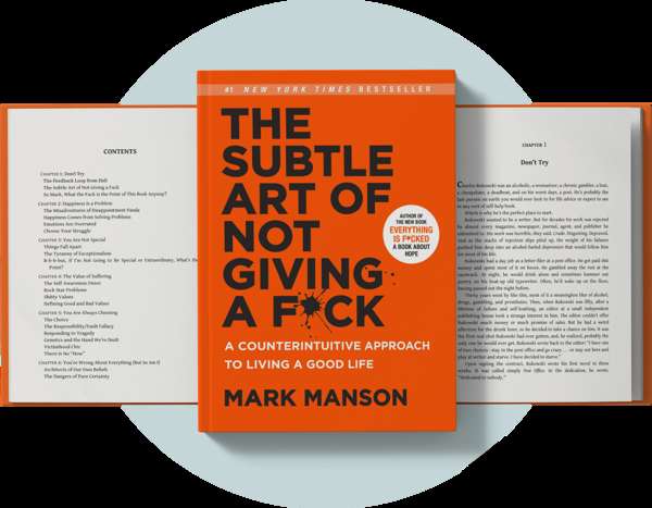 Mark Manson: Сарғылт мұқабаның құпиясы