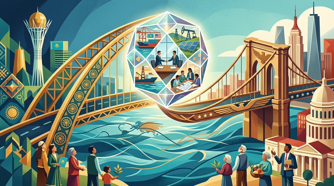 Қазақстан мен АҚШ: Іскерлік байланыстар мен стратегиялық диалогтың жаңа белесі