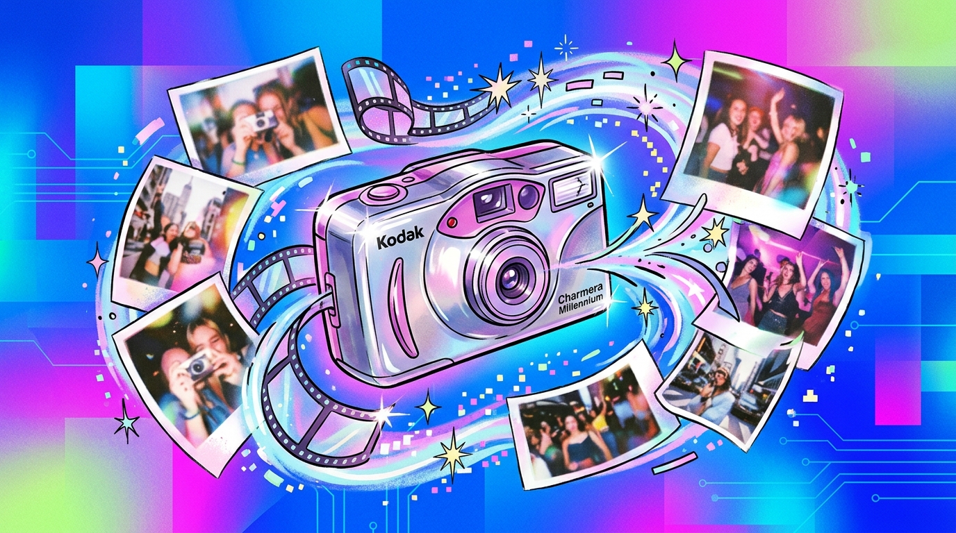 Kodak Charmera Millennium: Виралды ойыншық камераның Y2K стиліндегі жаңа бейнесі