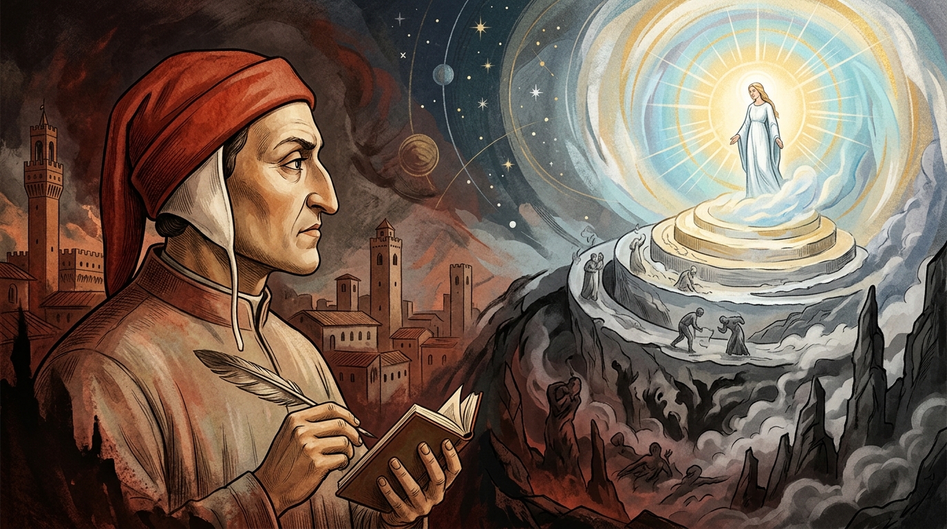 Данте Алигьери: Рухтың мәңгілік сапары мен иләһи нұрдың іздеушісі