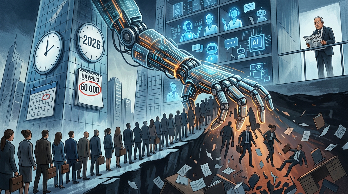 2026 жылғы ЖИ дүмпуі: Ірі компаниялардағы жаппай қысқартулар хроникасы