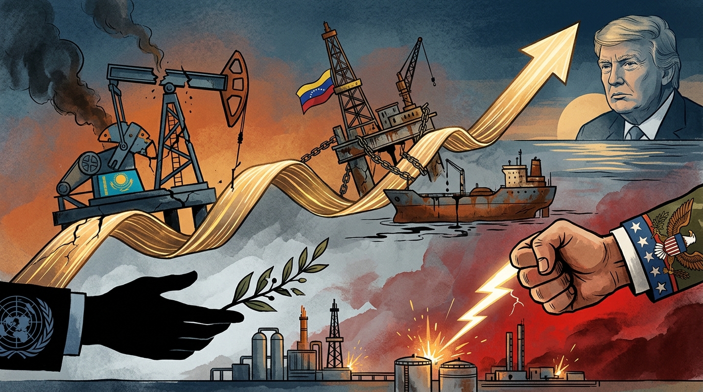 Мұнай нарығындағы күрт өзгерістер: Қазақстан мен Венесуэла факторларының әсері
