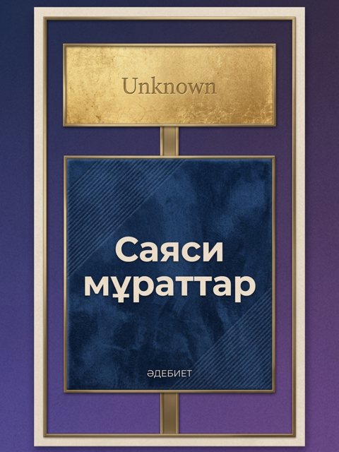 Саяси мұраттар